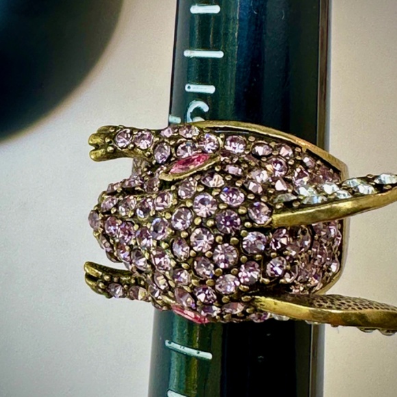 PRICE DROP - Heidi Daus White Rabbit Crystal Ring - Picture 9 of 10